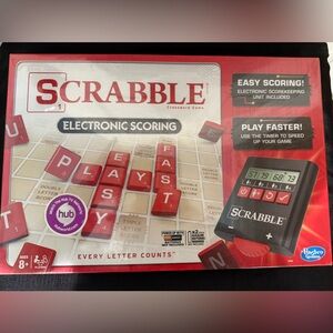 Sealed Scrabble Electronic Scoring Game “New” 2014 Edition Hasbro Gaming
